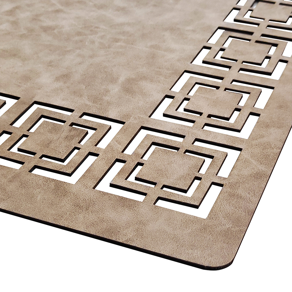 Cube Serisi Halı - 130x200 - Kum / Antrasit Cube Serisi Halı - 130x200 - Kum / Antrasit