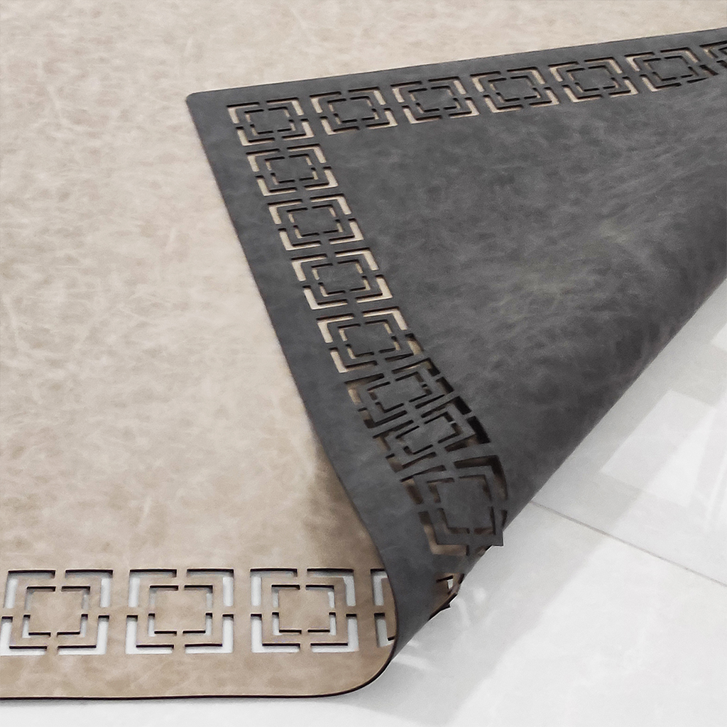 Cube Serisi Halı - 130x200 - Kum / Antrasit Cube Serisi Halı - 130x200 - Kum / Antrasit