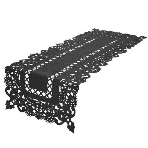 Dantela Runner - Antrasit Dantela Runner - Antrasit