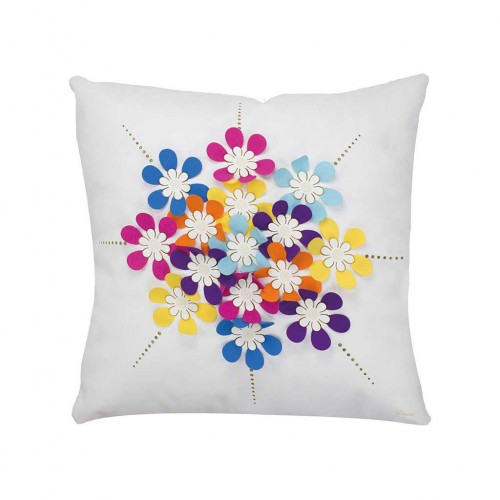 Joy Kare Yastık Kılıfı Beyaz Joy Kare Yastık Kılıfı Beyaz