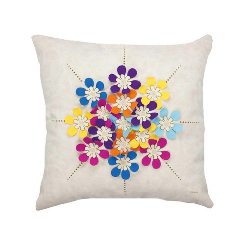 Joy Kare Yastık Kılıfı Krem Joy Kare Yastık Kılıfı Krem