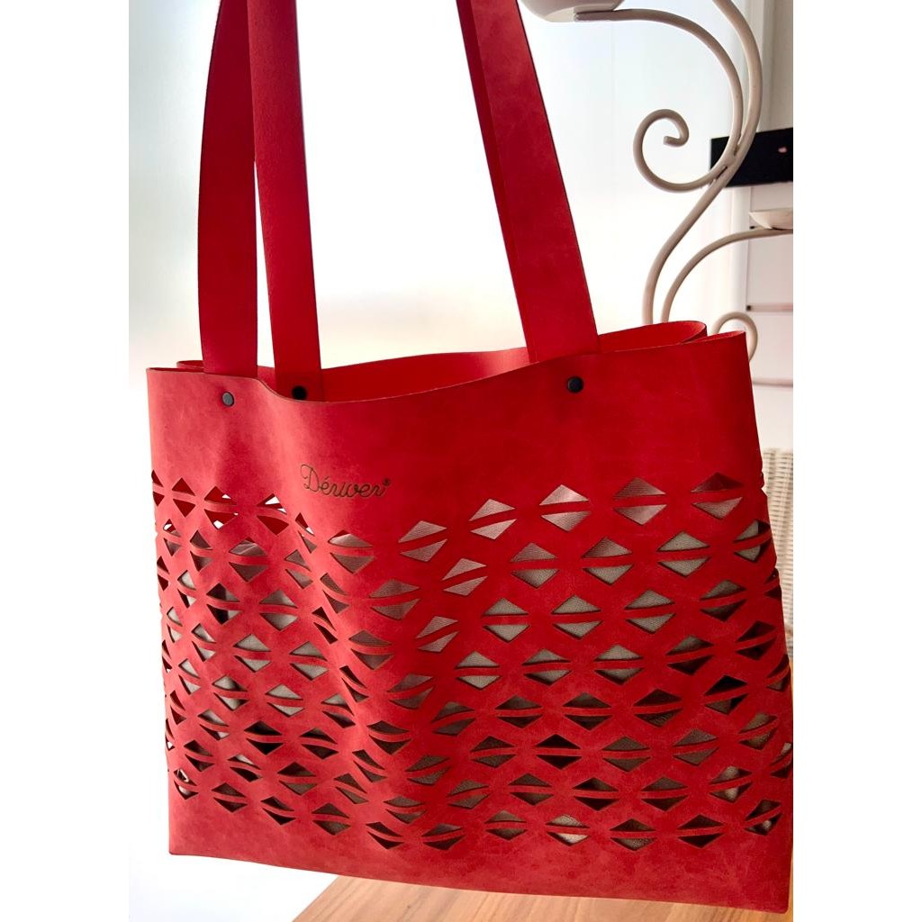 Plaj Çantası Kırmızı